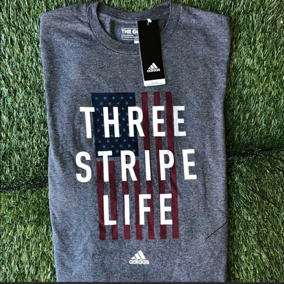 adidas Other - Adidas three stripe life go to tee.